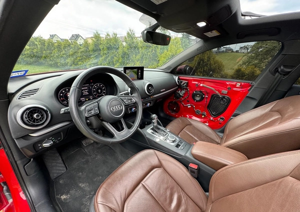 Audi A3 cena 56900 przebieg: 78430, rok produkcji 2017 z Tarczyn małe 667